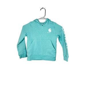Kids Hoodie – Carhartt Unisex Youth 4/5 Turquoise Pullover Sweatshirt hoodie